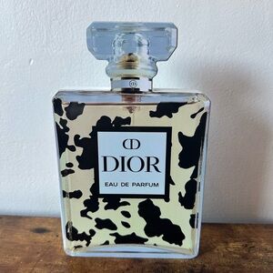 Luxury Home Decor Wooden Perfume Bottle Lux Decoration NWT